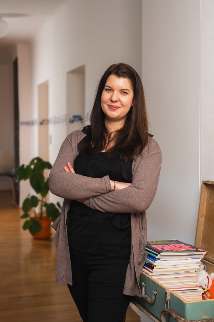 Birgit Lengauer, Sozioökonomin, Sprachtrainerin und Mitarbeiterin der Auswahlhilfe.